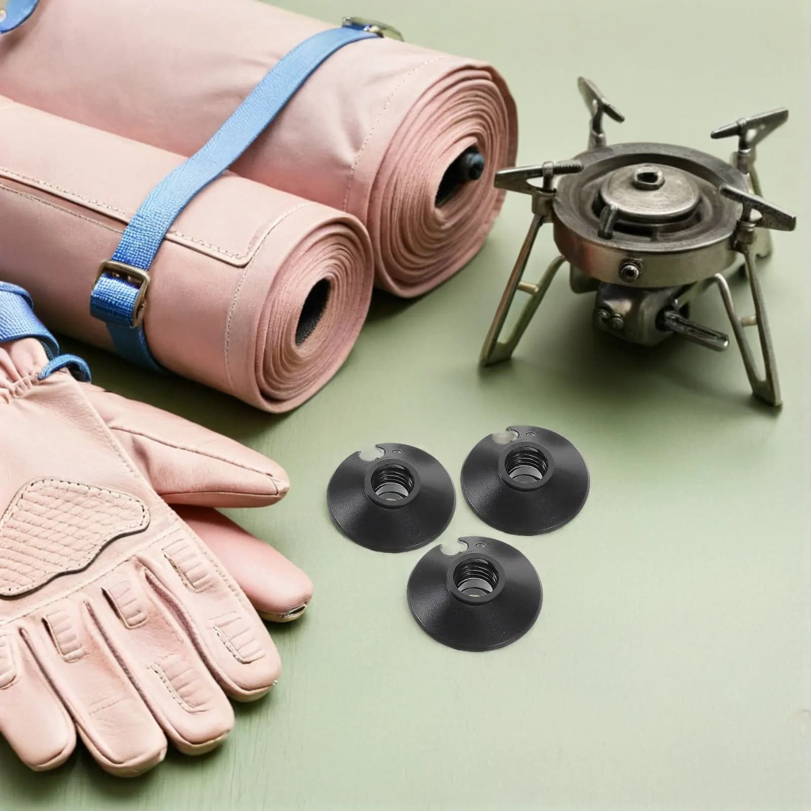 30Pcs Round Trekking Pole Basket Universal Fit Mud Snow Basket Attachment for Hiking Walking Sticks Outdoor Camping