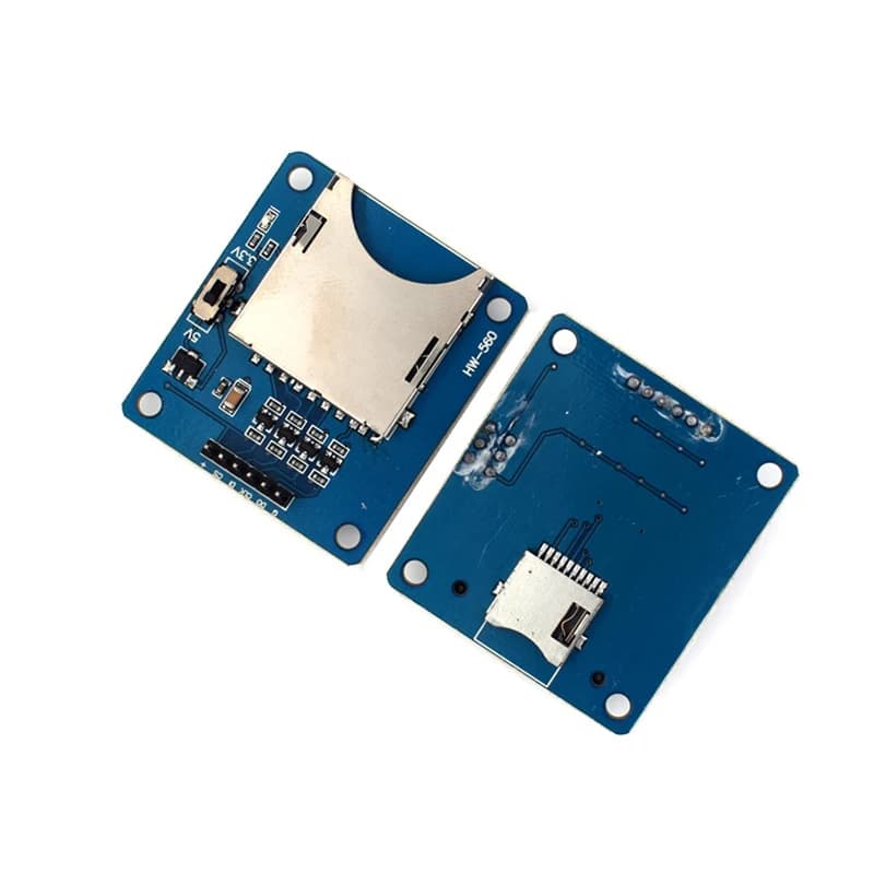Lettore di schede SD Lettore/scrittore di schede TF Lettore/scrittore di schede di memoria compatibile con modulo SD di lettura e scrittura 5V/3.3V per Arduino