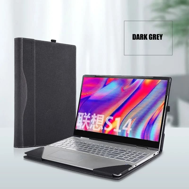 Custodia per Lenovo V14 Gen 2 3 4 5 S14 Gen 2 3 4 K14 Gen 1 Custodia per laptop da 14 pollici Custodia protettiva per notebook Stilo in pelle regalo
