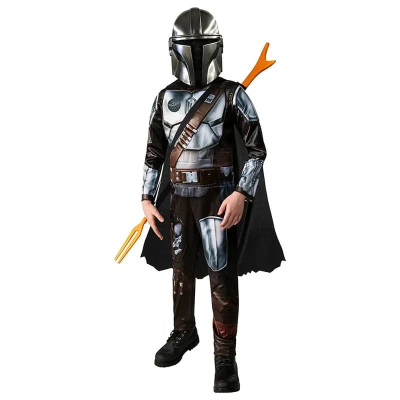 Costume Cosplay 2026 del Cacciatore di Premi: Armatura, Maschera da Supereroe, Tuta per Halloween e Spettacoli