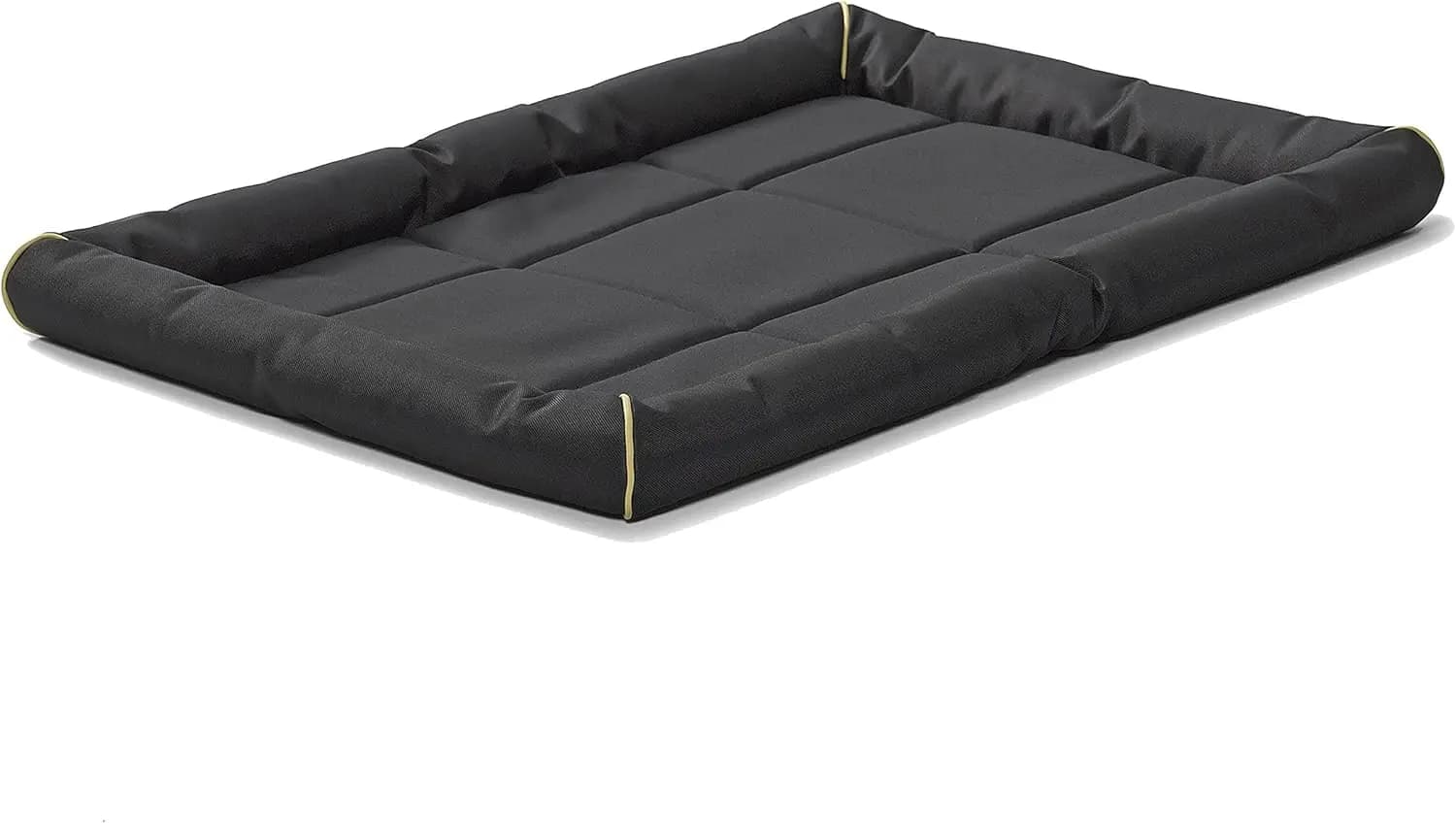 Cuccia Ultra-Resistente per Cani, Impermeabile e Anti-Odore, con Bordo Rinforzato, Base Antiscivolo, Adatta per Gabbie da 48 Pollici, Nera