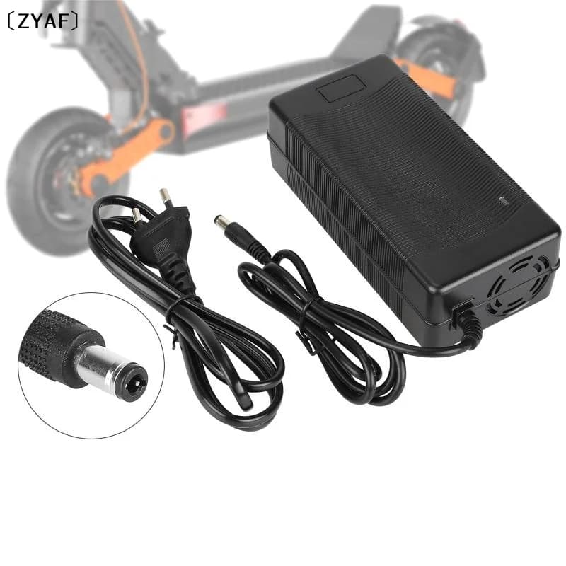 Adattatore di alimentazione per caricabatterie per scooter elettrico 54.6V 2A per scooter 4 Pro 2nd Gen/4 Ultra/Navee S65 S40 S60 per batteria al litio〔ZYAF〕