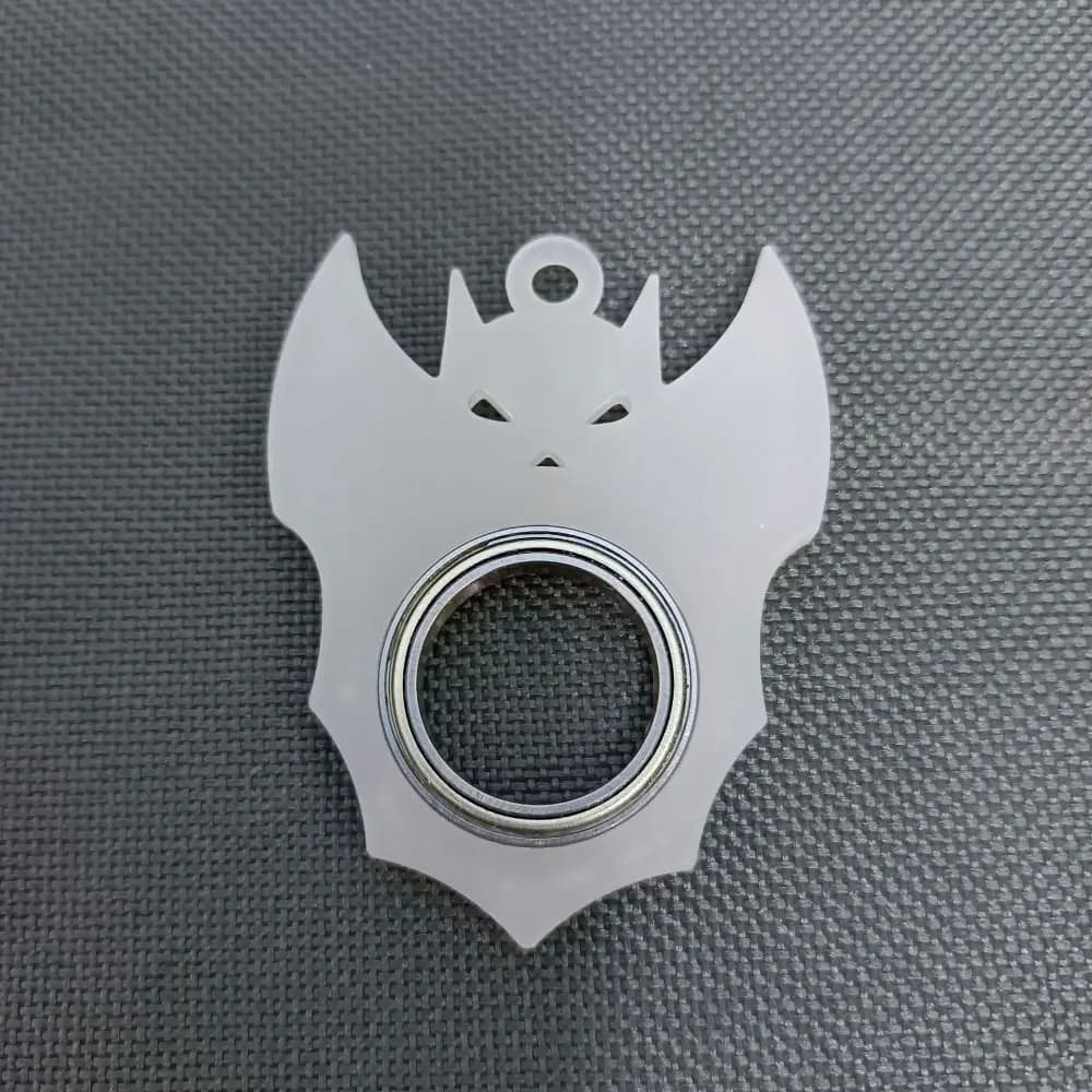 Relieve Boredom Keychain Fidget Spinner Anti-Anxiety Noctilucent Fingertip Spinning Keyring Creative Light Trendy
