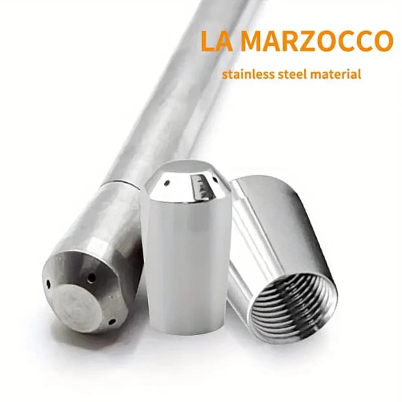 Ugello per macchina da caffè a vapore in acciaio inossidabile con fori multipli Punta per schiuma di latte Ugello per macchina da caffè per La Marzocco Gs3/Pb/Micra