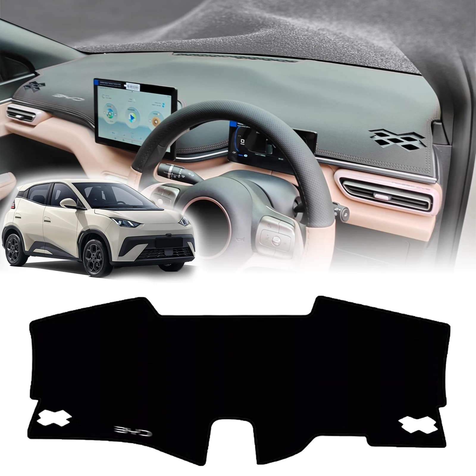 Tappetino Parasole per Cruscotto BYD Seagull ATTO 1 Dolphin Surf 2025 2026, Accessori Protettivi per Auto, Copertura Cruscotto