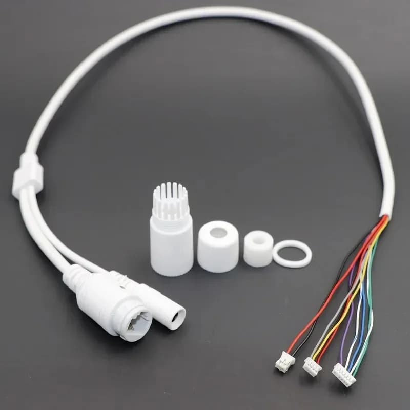 Cavo LAN POE impermeabile da 5 pezzi per modulo scheda telecamera IP CCTV con connettore resistente alle intemperie Trasmissione e cavi