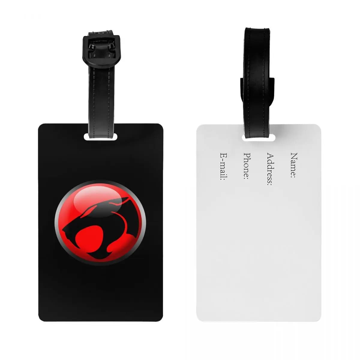 Etichette per bagagli Thundercats, accessori per valigie, etichetta per bagaglio da viaggio, porta etichette, identificativo, nome, indirizzo