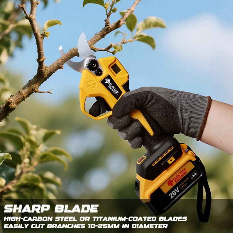 Electric pruning shears without 45 mm brushes for electric bonsai scissors for battery fruit trees Dewalt 20V