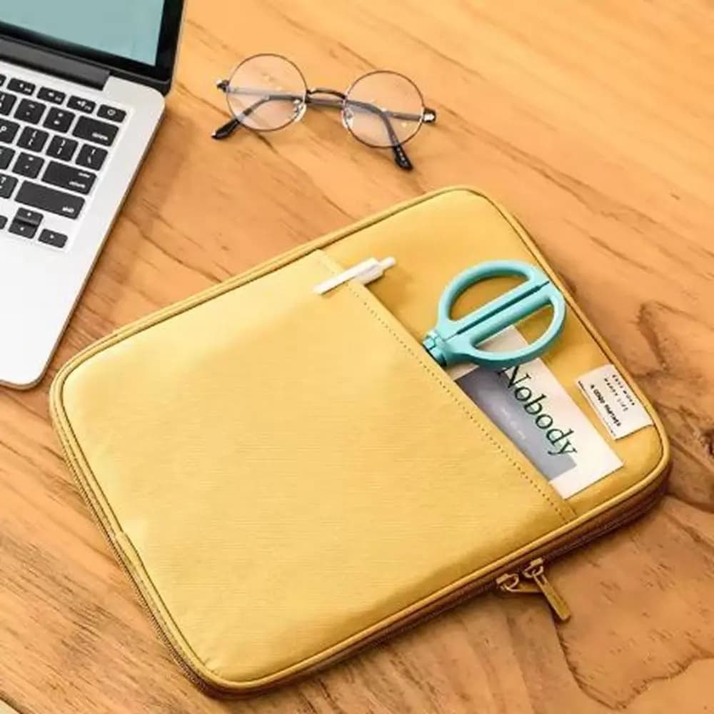 Shockproof 13 Inch Laptop Sleeve Protective Wear-resistant Laptop Carrying Case with Zipper Soft Tablet Cover Bag