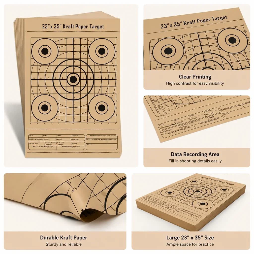 10/50pcs 23X35 Inch Archery Target Paper Outdoor Sport Practice Shooting Hunting Training Paper Targets