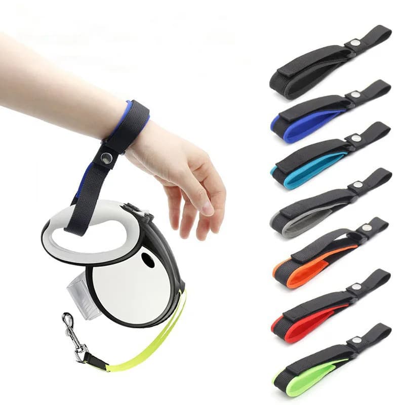 Guinzaglio per cani regolabile Cinturino da polso portatile anti-goccia Esplorare sentieri Allenamento quotidiano Mani libere Guinzaglio per cani corto Accessori per cani