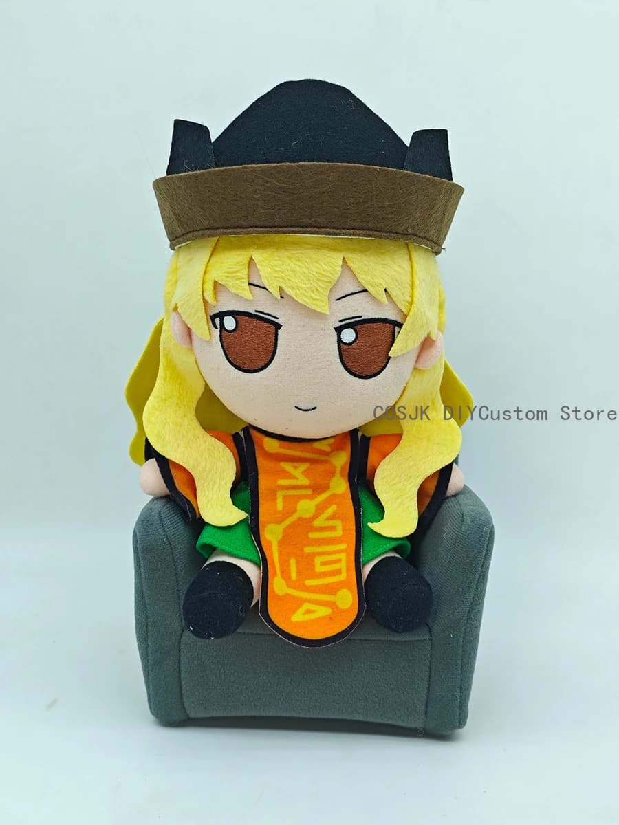 Peluche Anime Giapponese Matara Okina Touhou Project Fumo, Modello Seduto 20cm, Cuscino Cosplay, Mascotte Cartoon, Regalo di Natale
