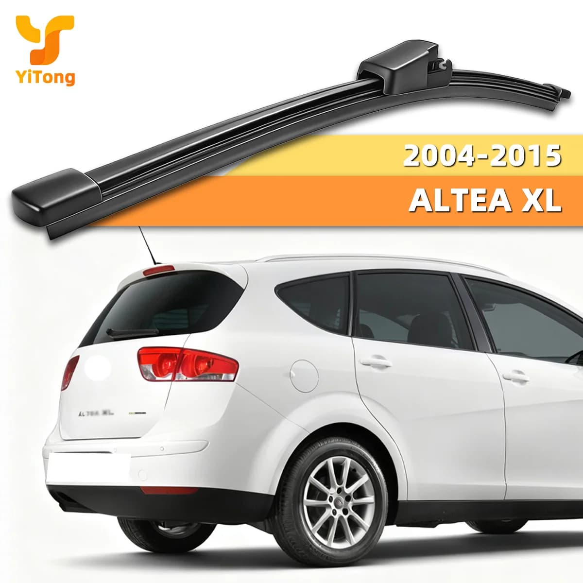 Yitong Fit For SEAT ALTEA XL 2004-2015 Rear Wiper Blade Natural Rubber Strip Quiet Streak Free All Weather Replacement Parts
