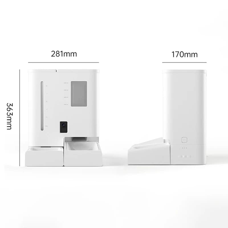 hit productWholesale 5L Tuya APP Control Electric Automatic Pet Food Slow Feeder Bowl Automatic Pet Feeder with Camera