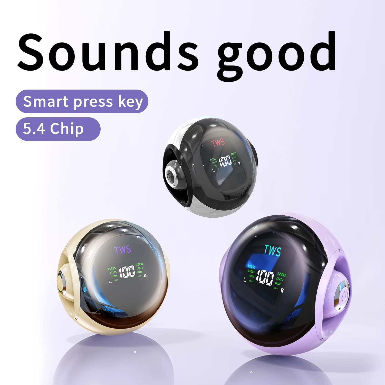 Auricolari Bluetooth sportivi wireless TWS doppio orecchio invisibile nell'orecchio sonno mini auricolari per chiamate indolori con cancellazione del rumore