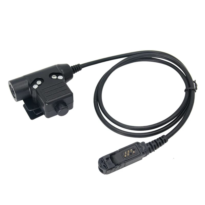 Tactical Headset U94 PTT per Motorola XiR P6600 P6620 DP2400 MTP3250 DEP550 DP2400 MTP3550 MTP3150 Walkie Talkie