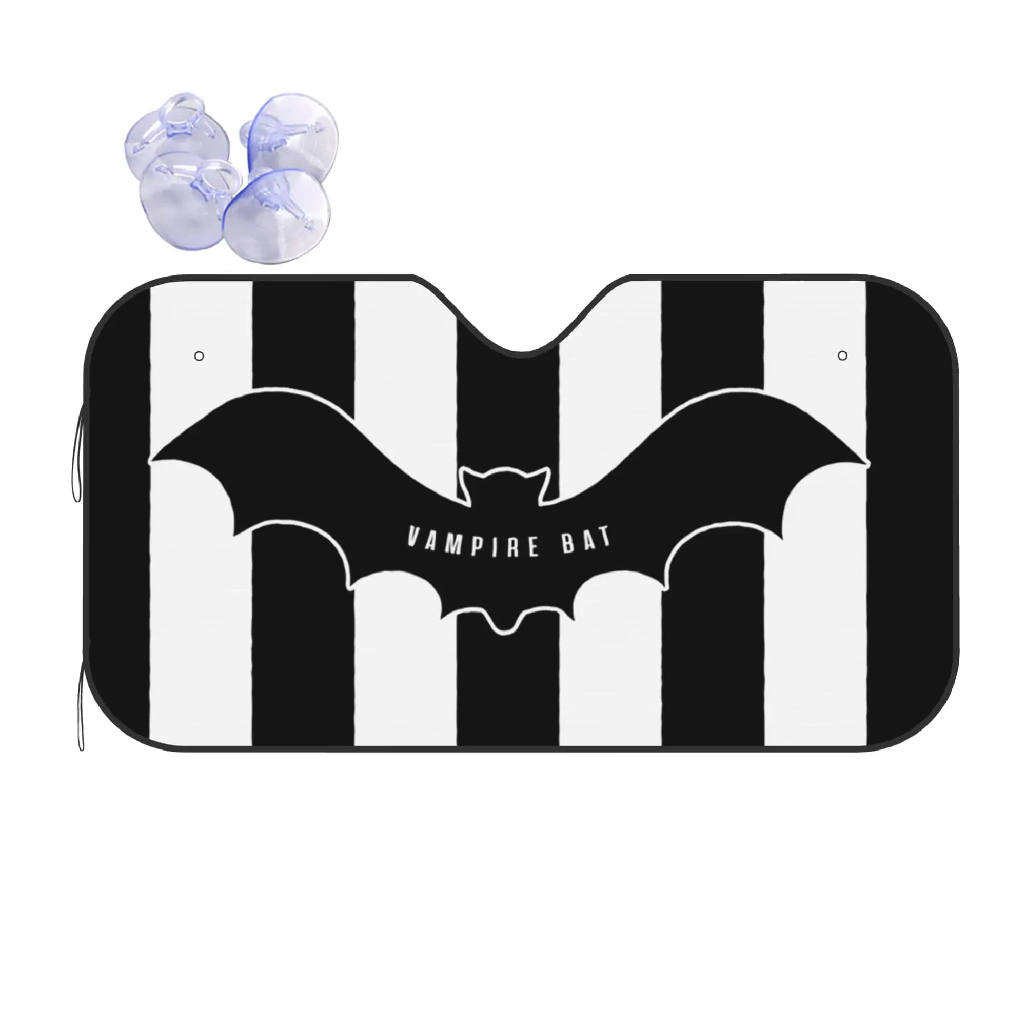Car Front Windshield Sun Visor Vampire Bats UV Protection Car Sun Shade Halloween Goth Occult Witch Covers Car Solar Protection