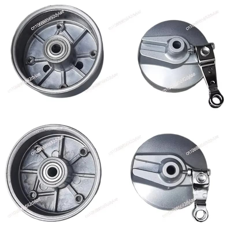 Set completo di cuscinetti per scarpe per gruppo freno per coperchio del tamburo centrale del mozzo della ruota del motociclo