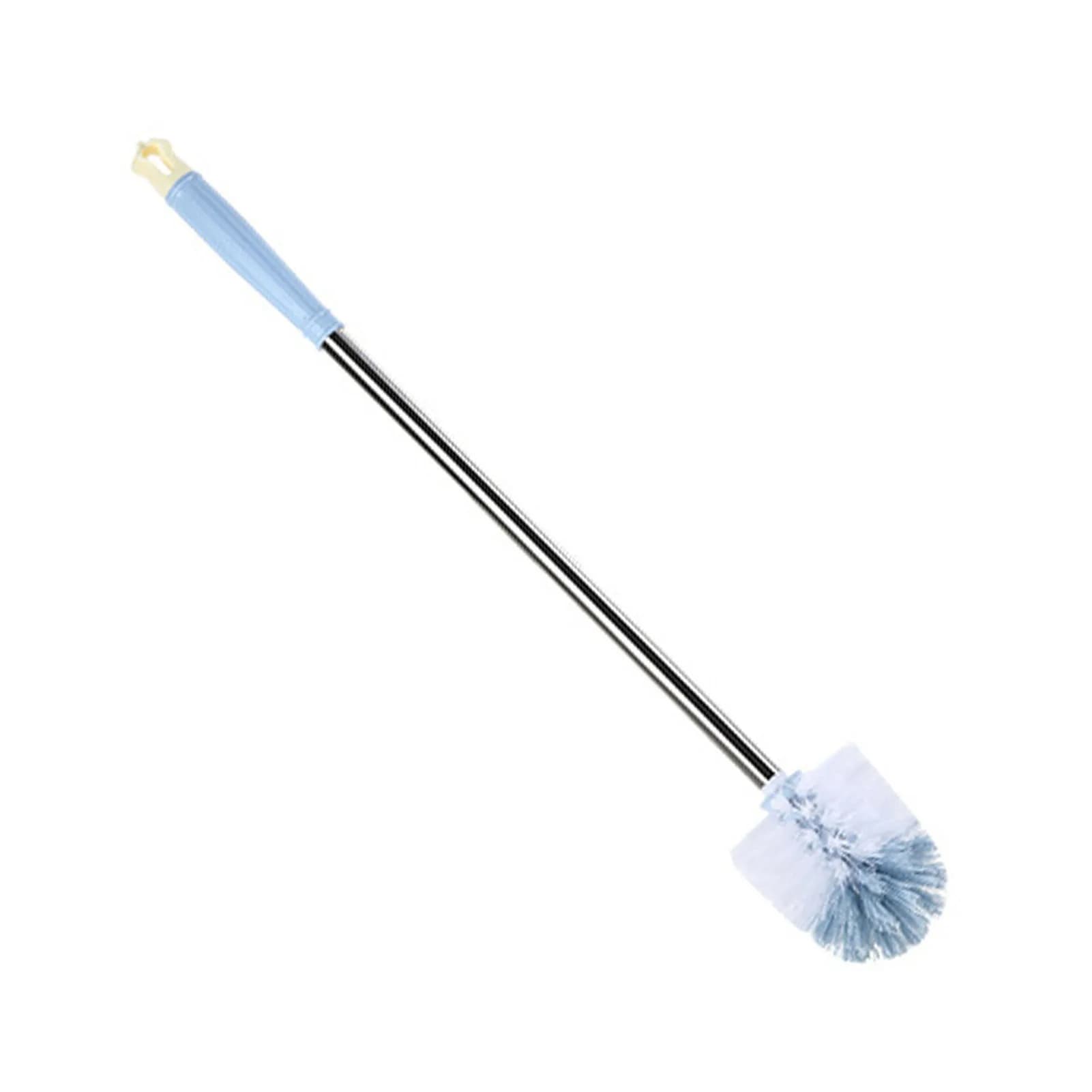 Toilet Cleaning Brush Stainless Steel Long Handle Sanitary Toilet Bowl Brush Bathroom Scrubber for Household Toilet Scrubber