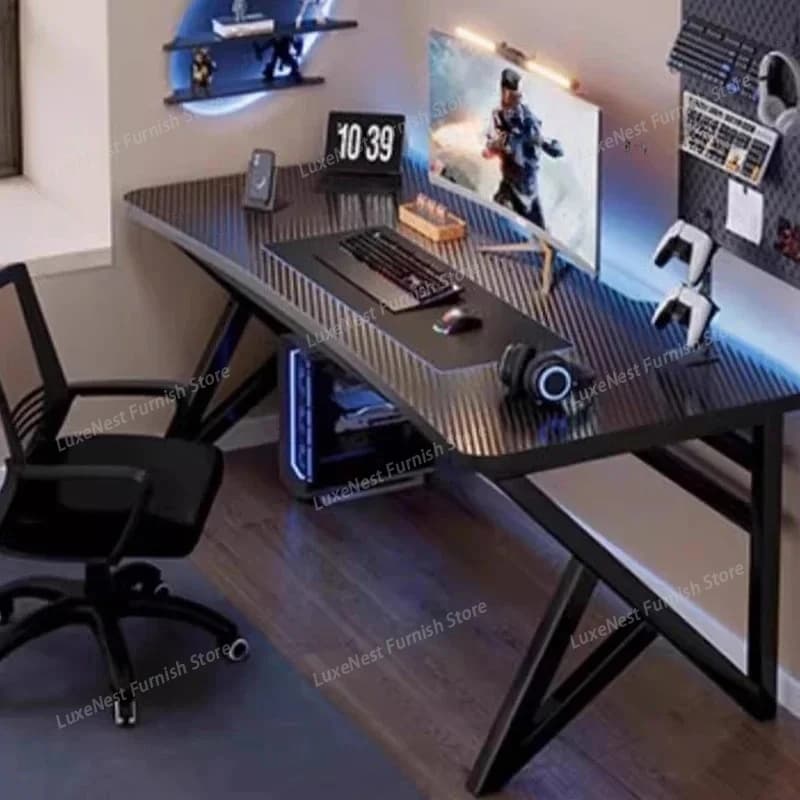 Scrivanie per Computer da Ufficio, Tavoli da Gaming per Studenti, Scrivania Regolabile per Notebook, Mobili Trendy per Soggiorno e Camera da Letto