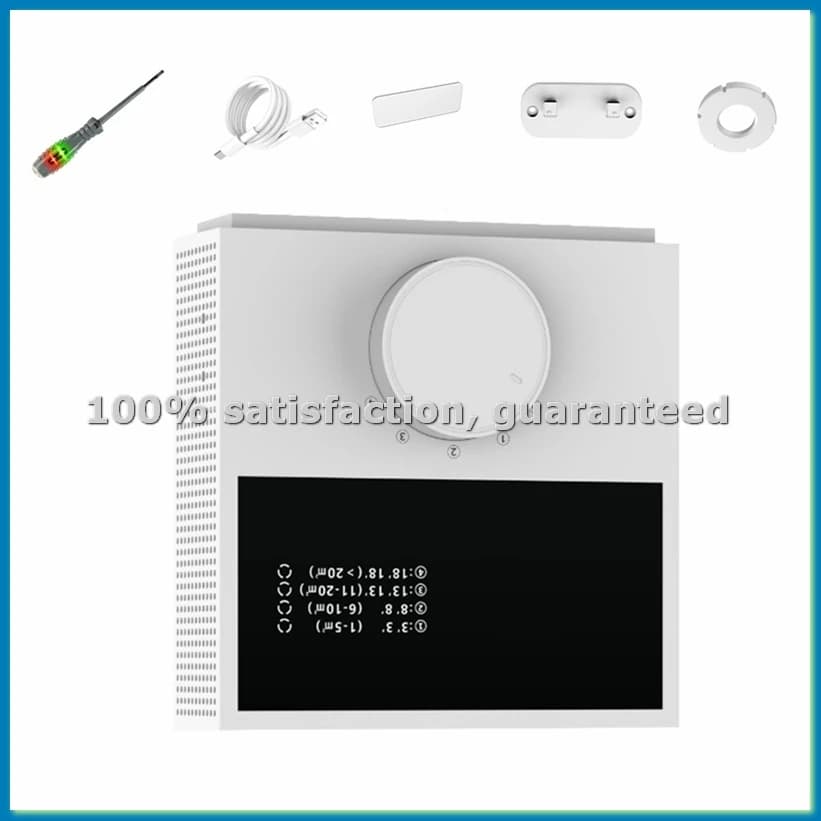 Purificatore d'aria per la casa 2400Mah Purificatore d'aria a ioni negativi ricaricabile tramite USB Ionizzatore d'aria intelligente a basso rumore con display a LED-A09G