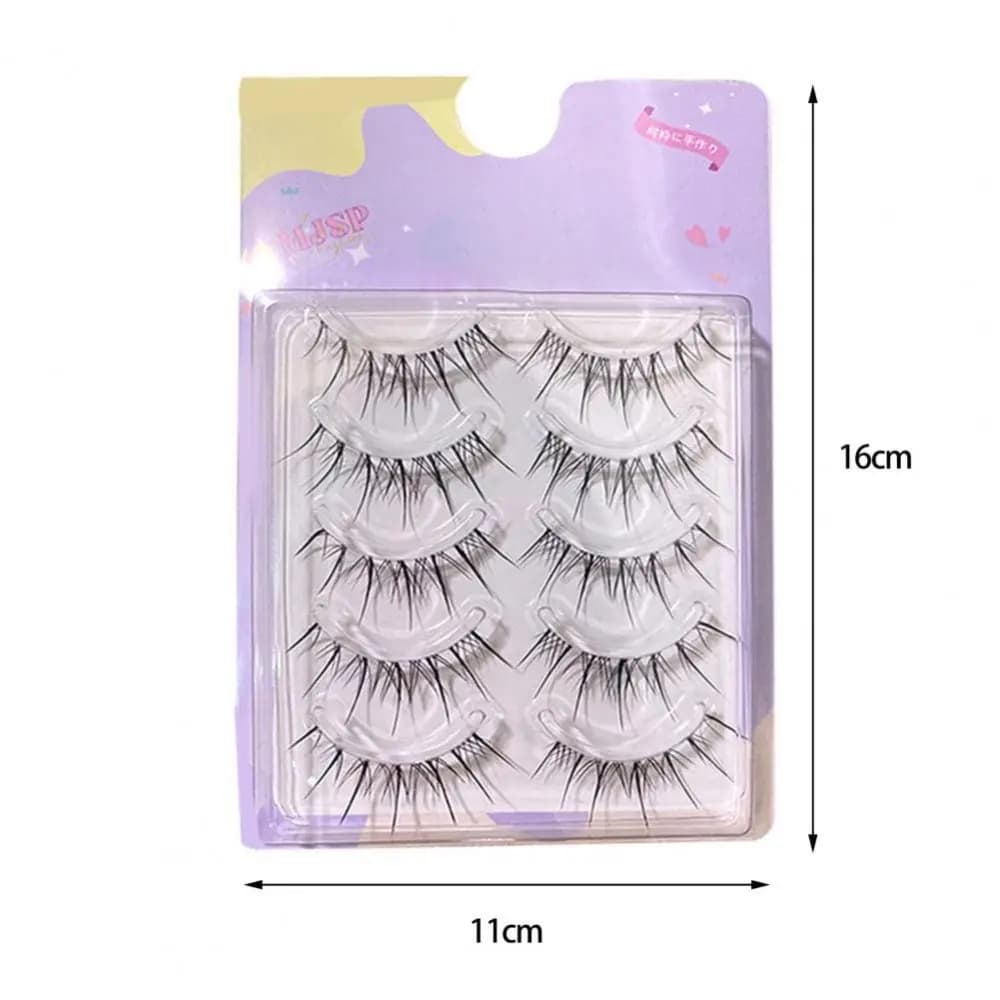 Korean Fake Eyelashes, Manga Effect, Lengths and Voluminous, Makeup Tools, Full Strip Eyelashes