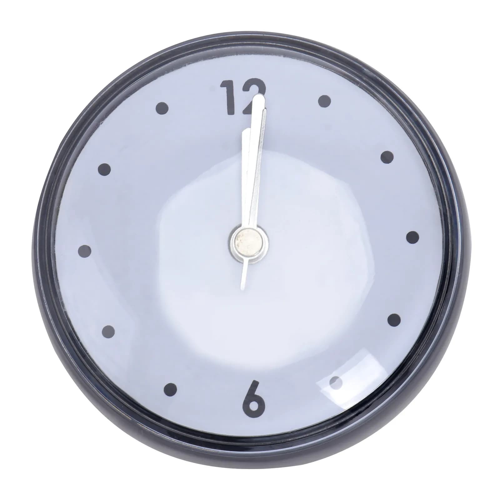 Orologio da parete impermeabile con ventosa antiappannamento silenzioso, da appendere per bagno, orologio da cucina decorativo con ventosa, 1 pezzo