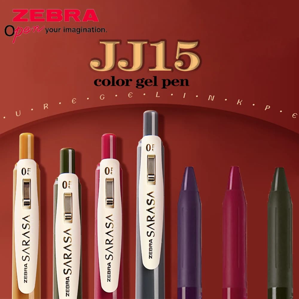 1PC Giappone ZEBRA Penne Gel JJ15 Ricarica JF-0.5 Retro Press Pen 0.5mm Scuola Accessori Ritorno A Scuola Kawaii Cancelleria Penna Unica