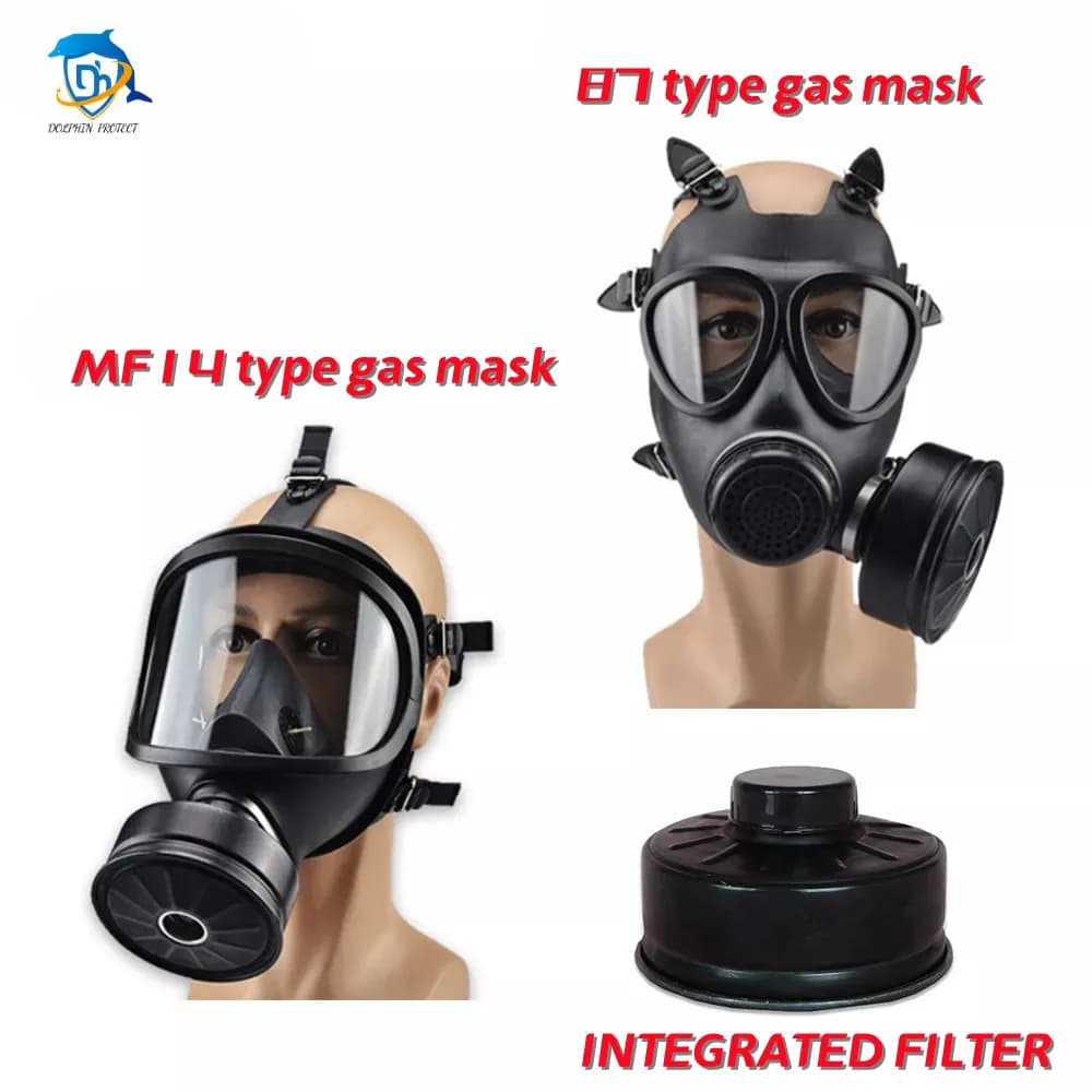 Maschera antigas tipo MF14 tipo 87 irritante chimica antipolvere antinquinamento maschera antigas a pieno facciale maschera anti-radiazioni antipolvere