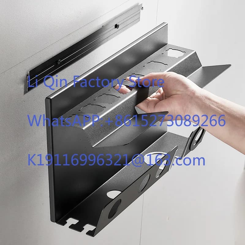 Applicable hair dryer, curling iron storage bracket, no punching, Nordic hair dryer hanging shelf