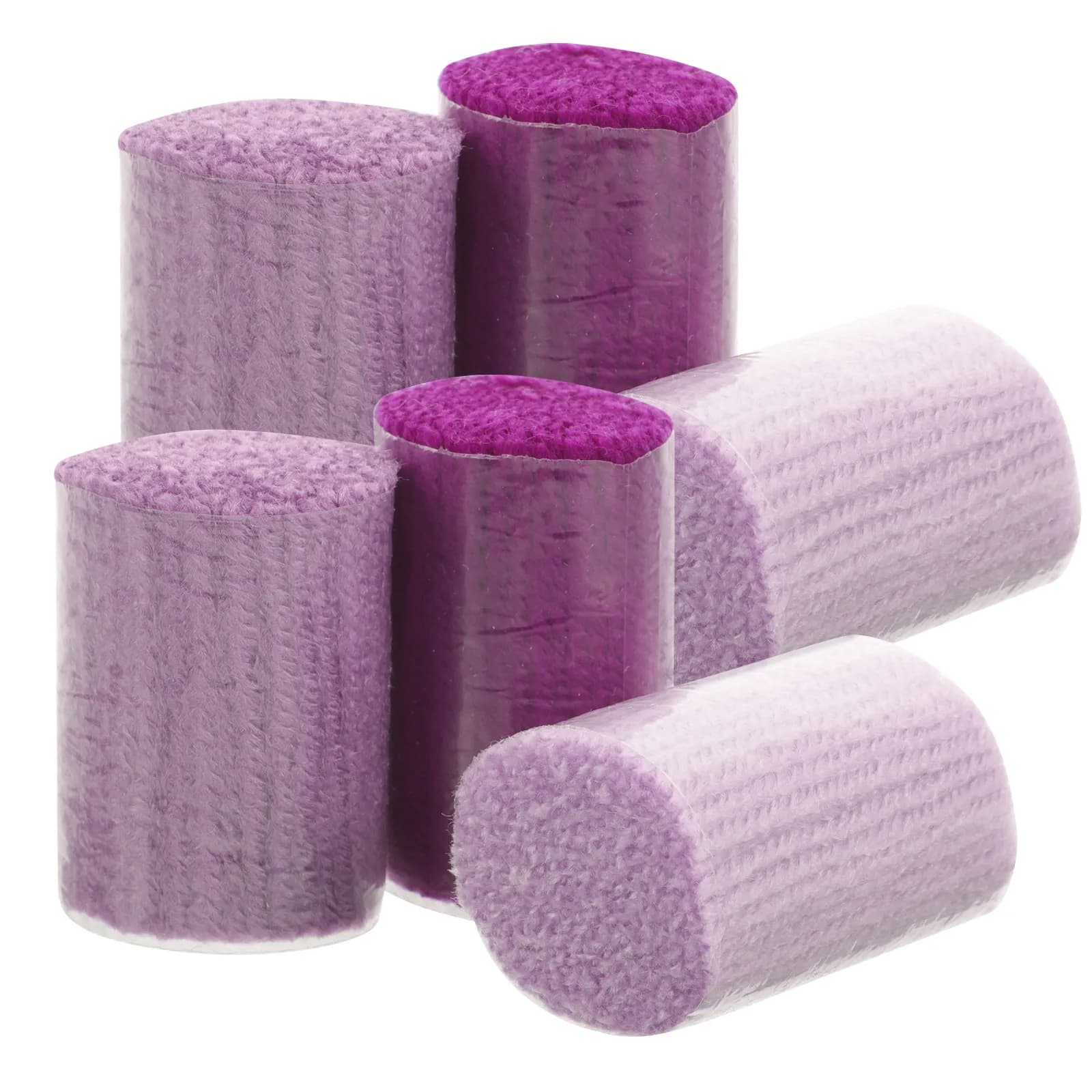 Set di 6 Gomitoli di Filato Morbido per Tappeti, Leggero e Delicato sulla Pelle, in Acrilico, per Decorazioni Fai-da-Te, Ricamo, Cucito e Lavori Artigianali