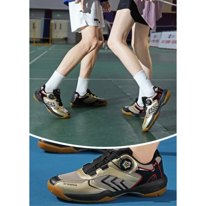 Indoor Badminton Shoes With Innovative Design Anti Slip Balance Lightweight And Breathable Grip Suitable For Both Men And Women
