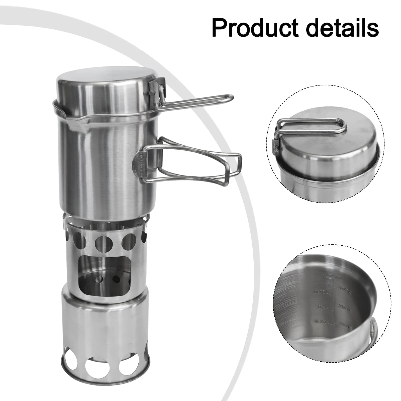Portable Stove for Camping, Open Kitchen Set, BBQ Facilities Durable to Us