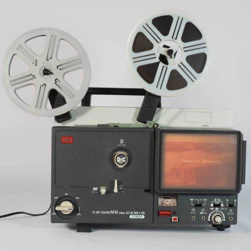 Proiettore antico con schermo, proiettore audio super8mm