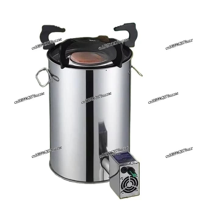 Stufa a legna da esterno E Gasificatore a legna Fuoco rurale senza fumo Riscaldamento domestico Legna da ardere portatile in acciaio inossidabile da campeggio