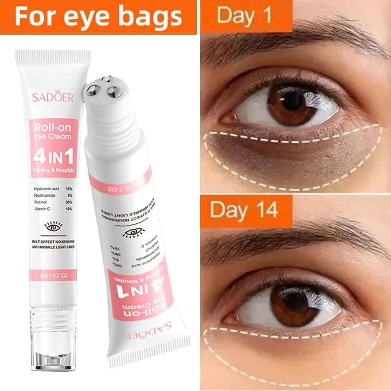 Anti wrinkle Eye Cream Anti Dark Circles Fading Fine Lines Collagen Firming Skin Puffiness Eye-bags Removal Cream Brighten Care