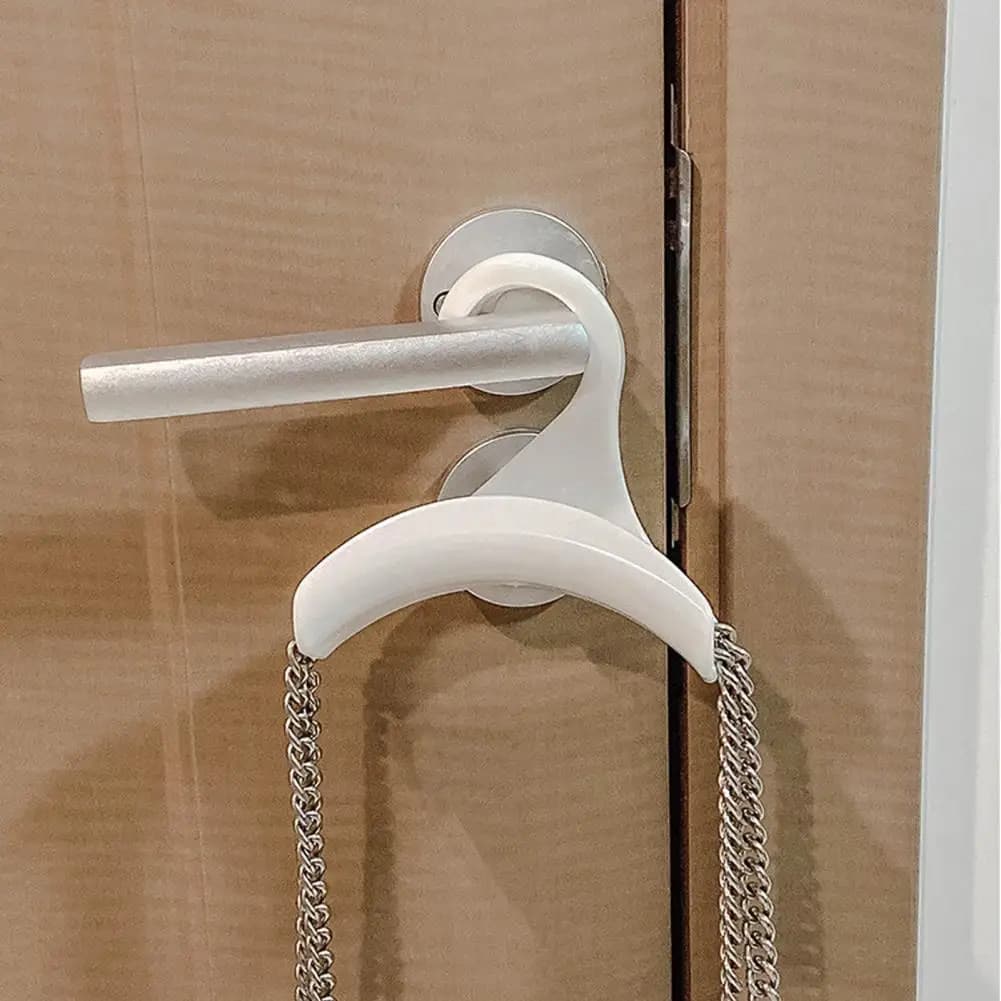 Ganci Adesivi da Parete Senza Foratura, Design Robusto, Gancio Salvaspazio per Appendere Borse, per Casa, Bagno, Camera da Letto 97