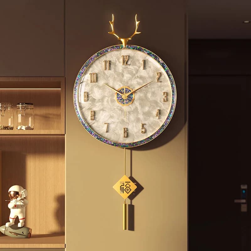 Fashion Creative Wall Clocks Digital Luxury Aesthetic Silent Nordic Design Wall Watch Round Modern Reloj Pared Home Decoration