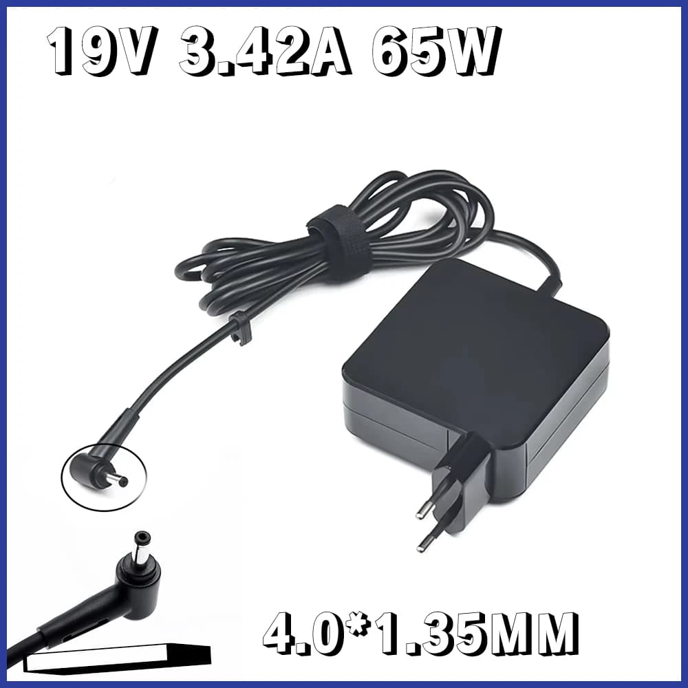 19V 3.42A 65W 4.0x1.35mm Adattatore CA Caricatore per laptop per Asus Vivobook 15 X512 X512F X512FB X512FJ X512FL X512U X512UA X512UB