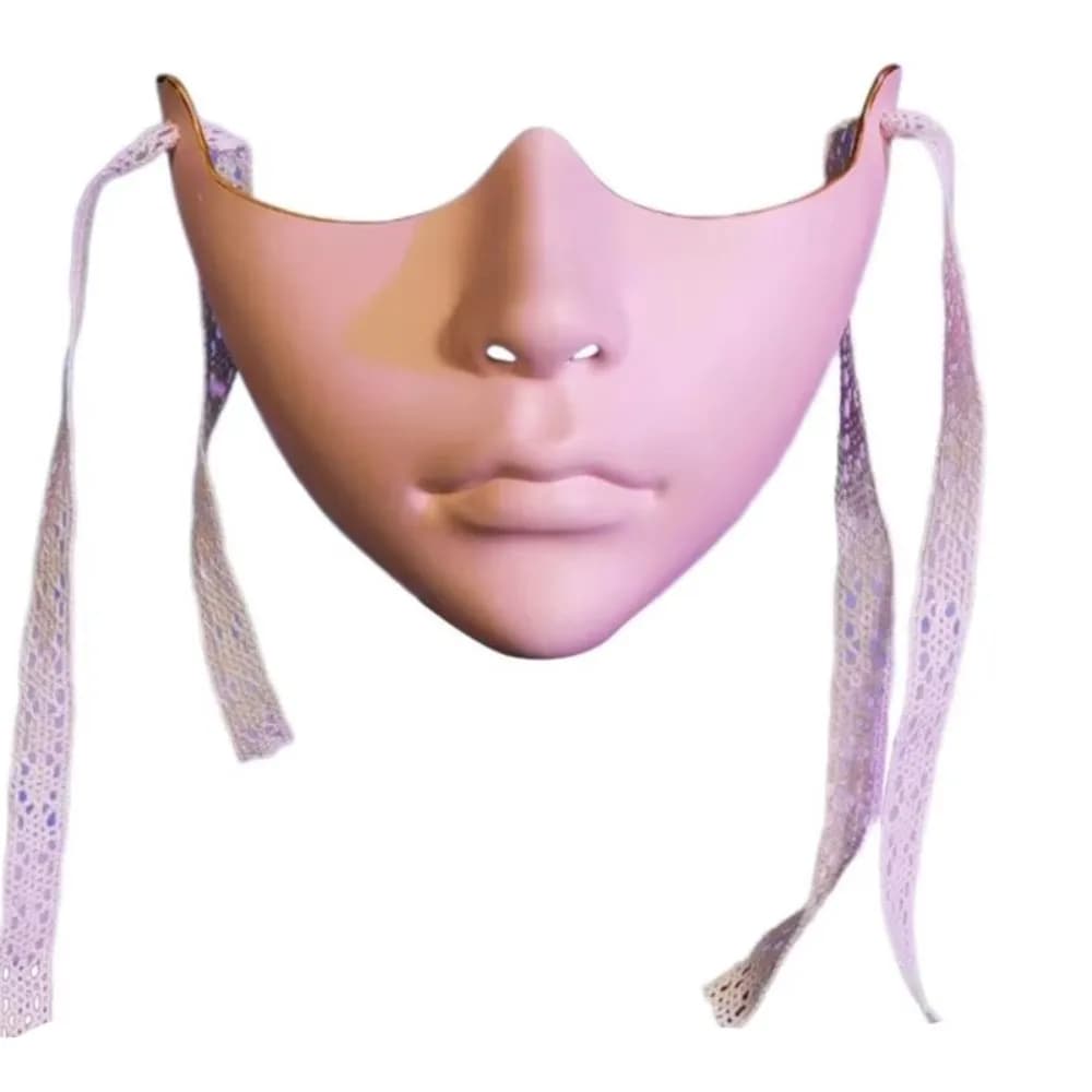 Moda ABS Maschere in maschera Costume cosplay Maschera Copertura per il viso Donna Uomo