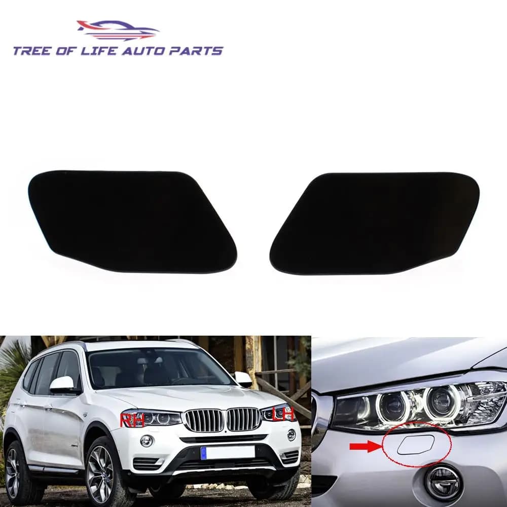 51117347931 51117347932 Paraurti anteriore Faro Rondella Ugello di spruzzo Jet Tappo di copertura per BMW X3 F25 2014 2015 2016 51 11 7 338 568