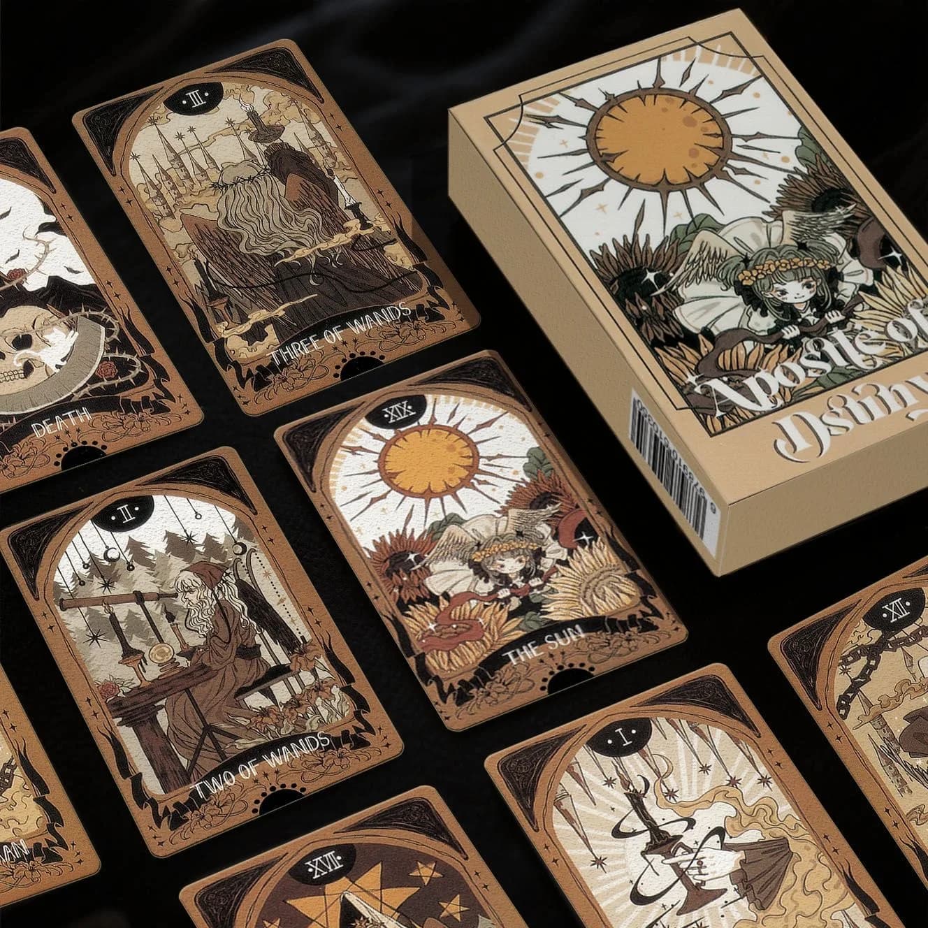 Waite Fate Apostle 78‑Card Tarot Deck – Classic Retro Design with High Aesthetic Appeal, Ideal for Beginners, Fortune Telling