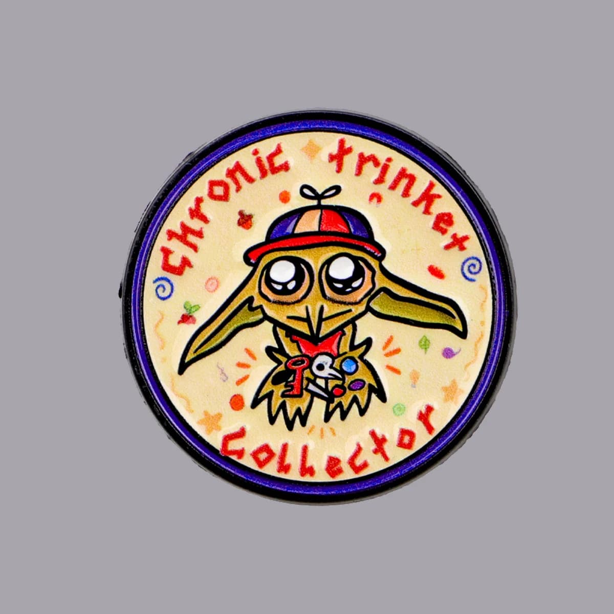 Simpatico goblin mostro smalto spilla fantasia avventura spille su vestiti distintivo borsa bavero donna uomo gioielli regali per giocatori di gioco
