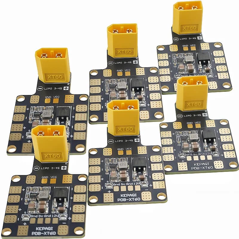 Lipo 3-4S Power Hub PDB XT60 Power Distribution Board PDB-XT60 with BEC 5V/12V for FPV Drone Quadcopter QAV210 250