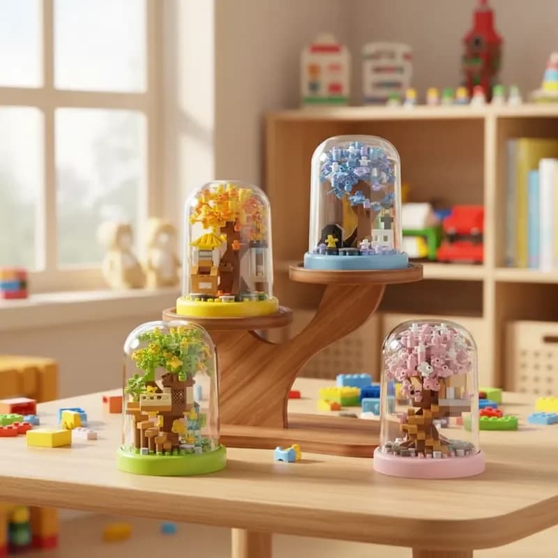 Kit Creativo 'Sakura Tree House' - Giardino delle Fate con Fiori di Ciliegio Fai-da-Te | Regalo romantico per la decorazione della casa, regalo di compleanno per adulti/bambini, giocattolo