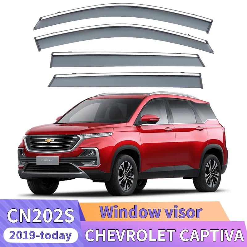 Per Chevrolet CAPTIVA C100: Deflettori Finestrini Auto, Tendine Parasole Antipioggia per Finestrini Laterali, Accessori Auto, Styling Auto