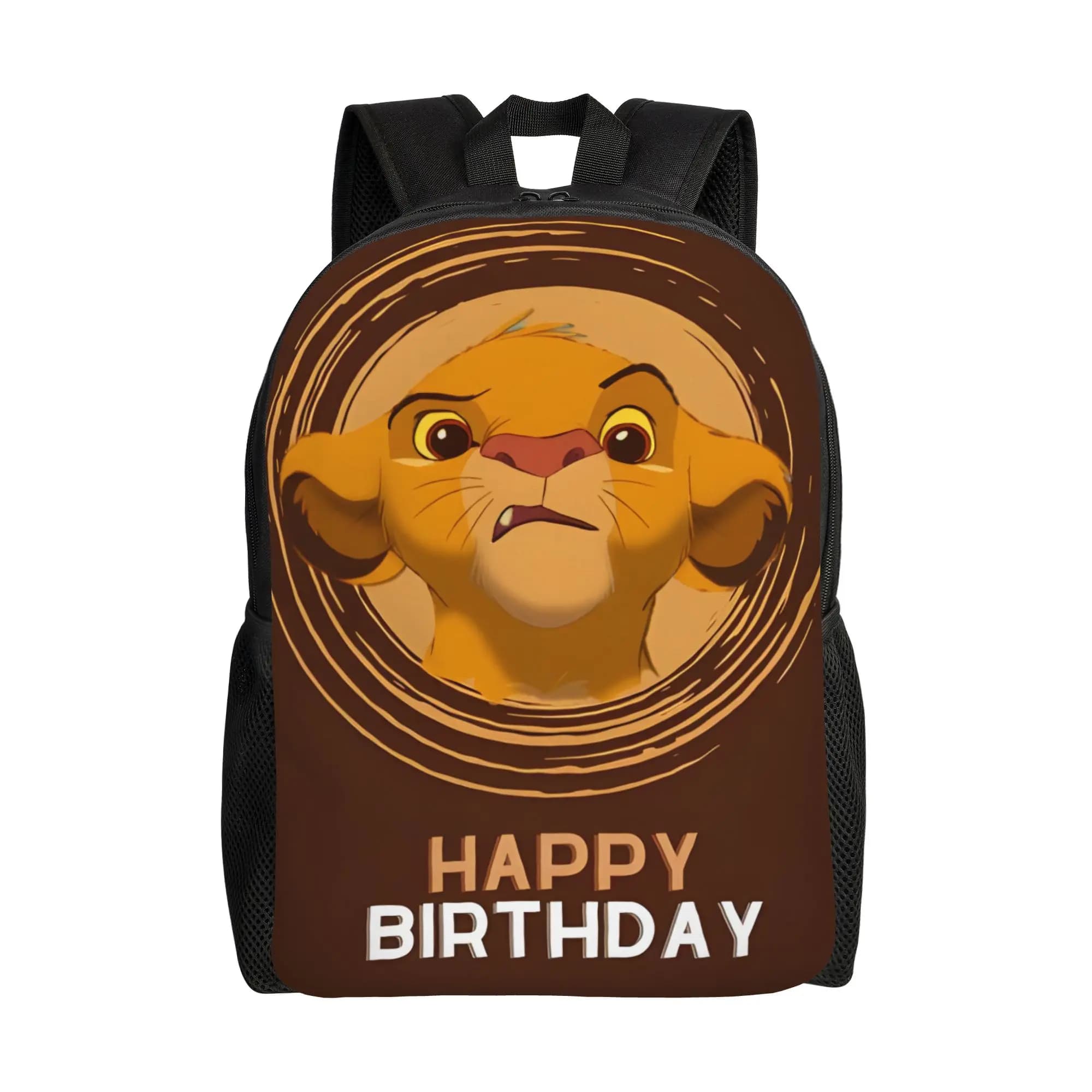 Zaino da 1 pezzo Simba Il Re Leone, cartone animato, nuovo anno scolastico, borsa per laptop, lavoro d'ufficio, regalo per il ritorno a scuola, nuovo semestre iniziato