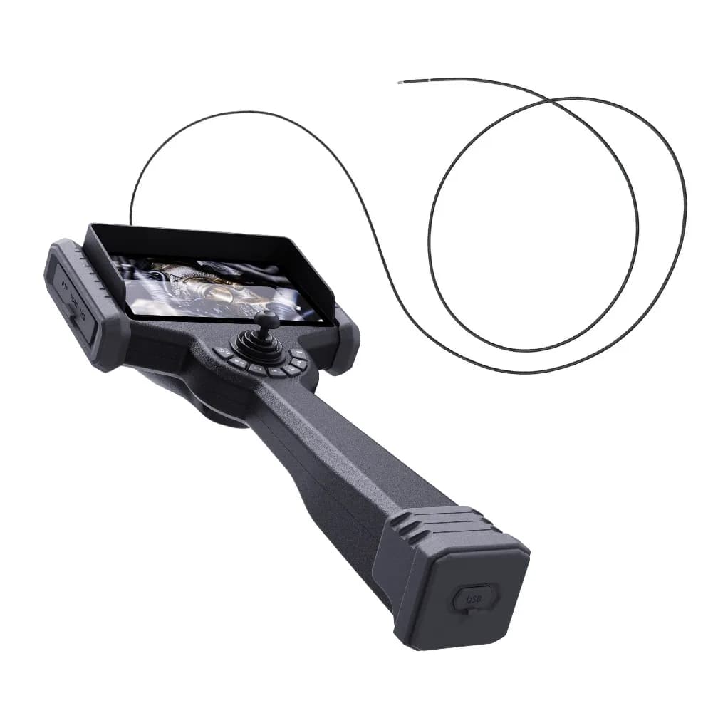 Endoscopico flessibile 1080P 360 ° Copertura industriale IP67 Foro per boroscopio Videoscopio 6'' Mini CMOS SD Card