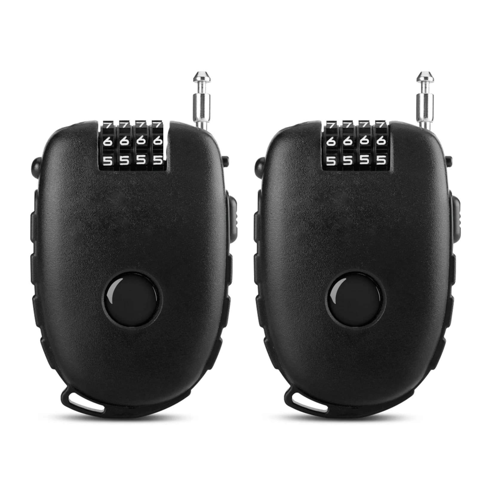 Lucchetto per casco moto Mini cavo con codice Lucchetto portatile per casco da moto da ciclismo Blocco password per bagag da viaggio 4 cifre ripristinabile