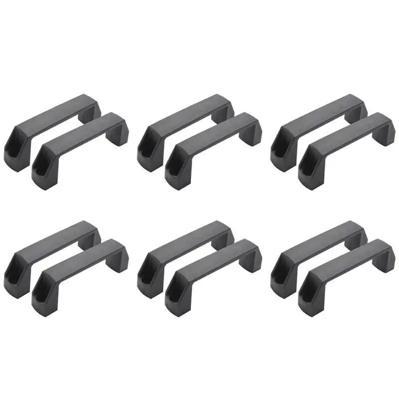 Maniglia in plastica per porta del cassetto dell'armadio, 120 mm, 4,7 pollici, 12 pezzi-al dettaglio